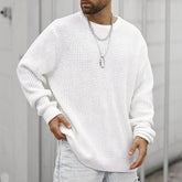 Men's Long Sleeve Crew Neck Casual Loose Sweater