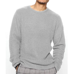 Men's Long Sleeve Crew Neck Casual Loose Sweater