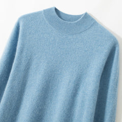 Men's Half-high Collar Cashmere Sweater Business Casual Sweater