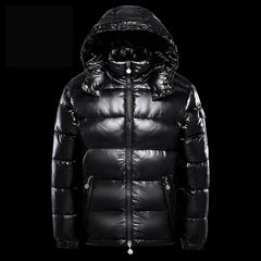 Short Coat Trendy Men's Glossy Thickened Down Jacket