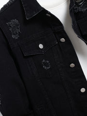 Men's Black Denim Jacket