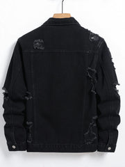 Men's Black Denim Jacket
