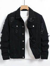 Men's Black Denim Jacket