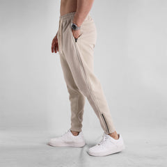 Slim Fit Leg Opening Zipper Ankle Banded Pants