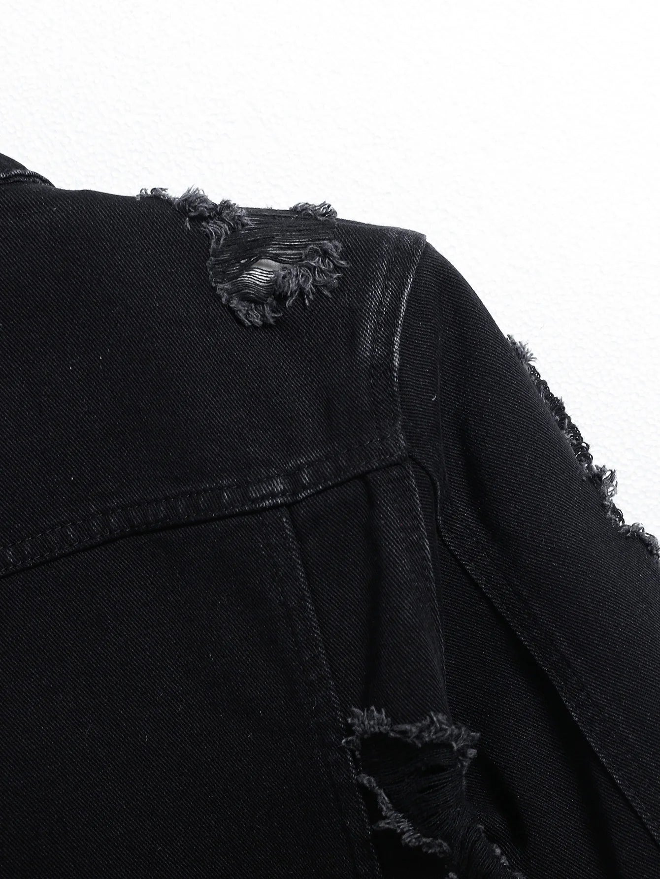 Men's Black Denim Jacket