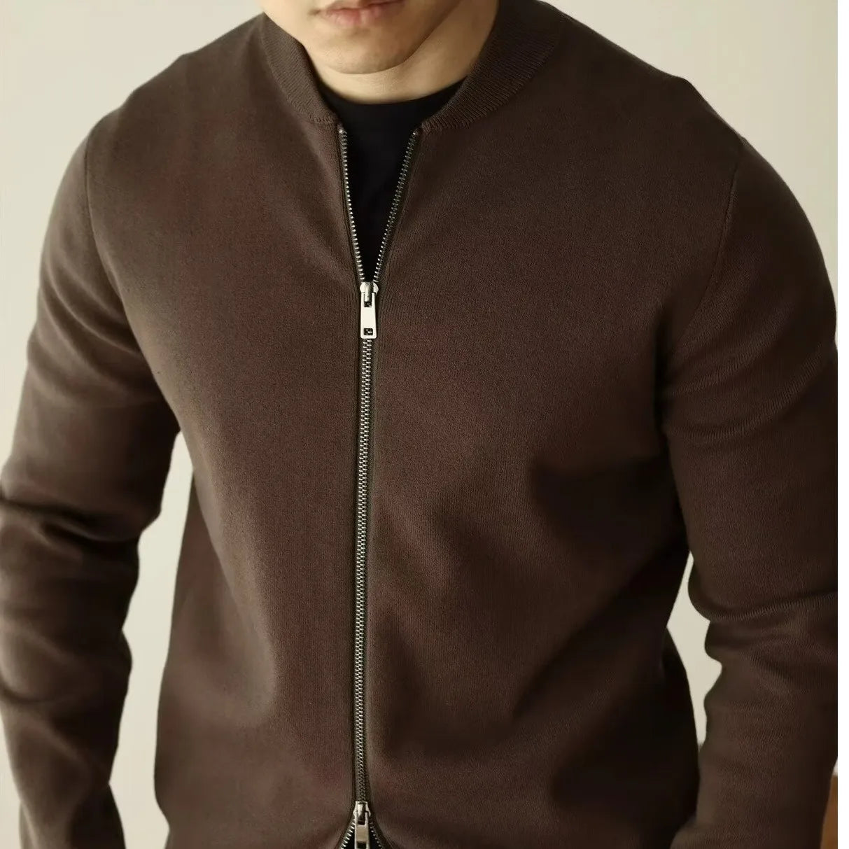 Men's Zip-Up Cardigan