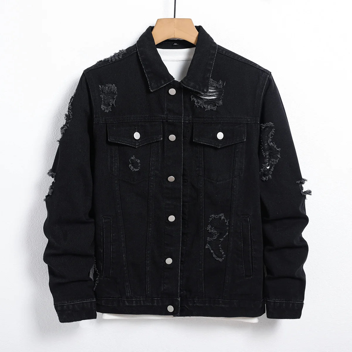 Men's Black Denim Jacket