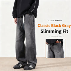 Men's Washed Denim Jeans