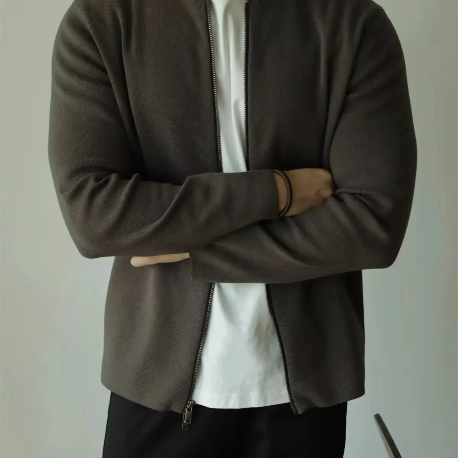 Men's Zip-Up Cardigan