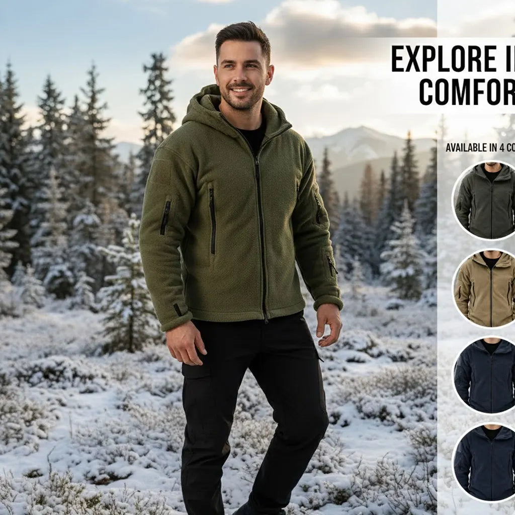 Men's Fleece Hooded Jacket