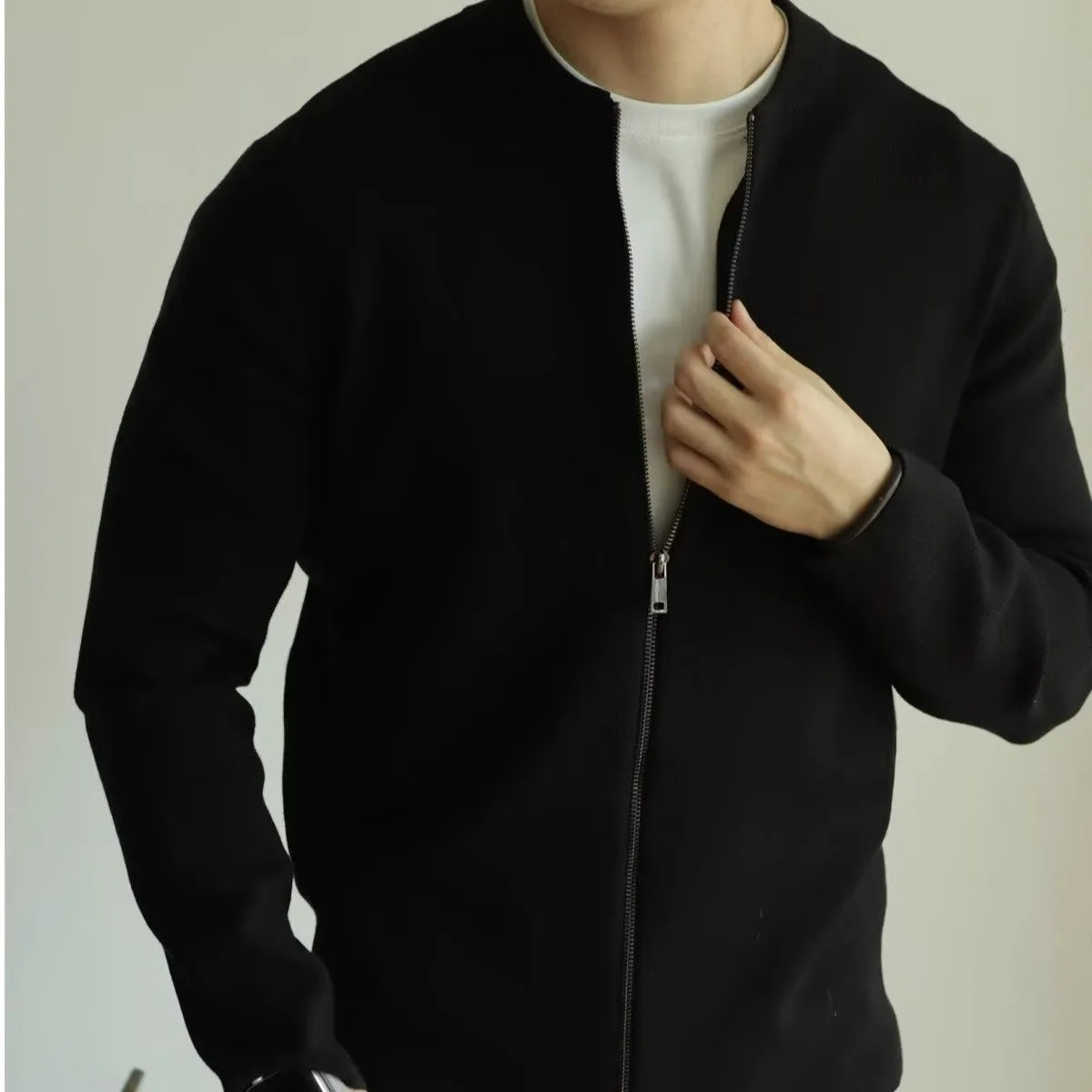 Men's Zip-Up Cardigan