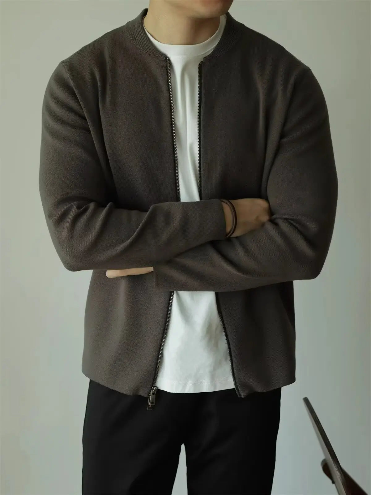 Men's Zip-Up Cardigan
