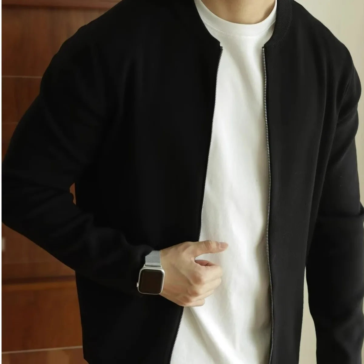 Men's Zip-Up Cardigan