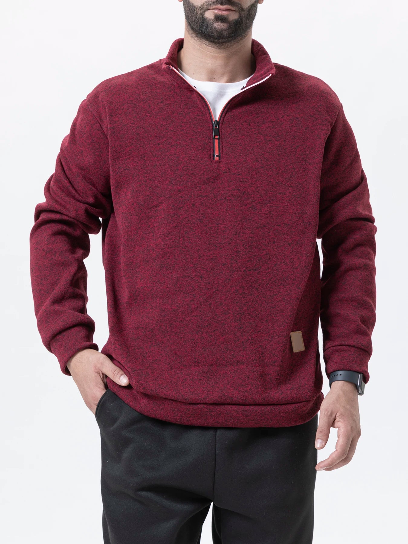 Men's Half-Zip Pullover Sweatshirt
