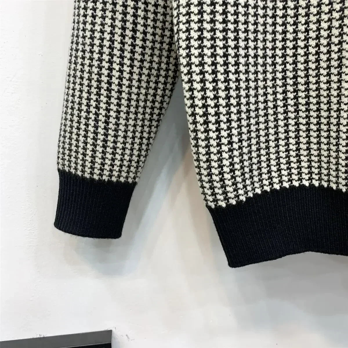Men's Plaid Knitted Sweater