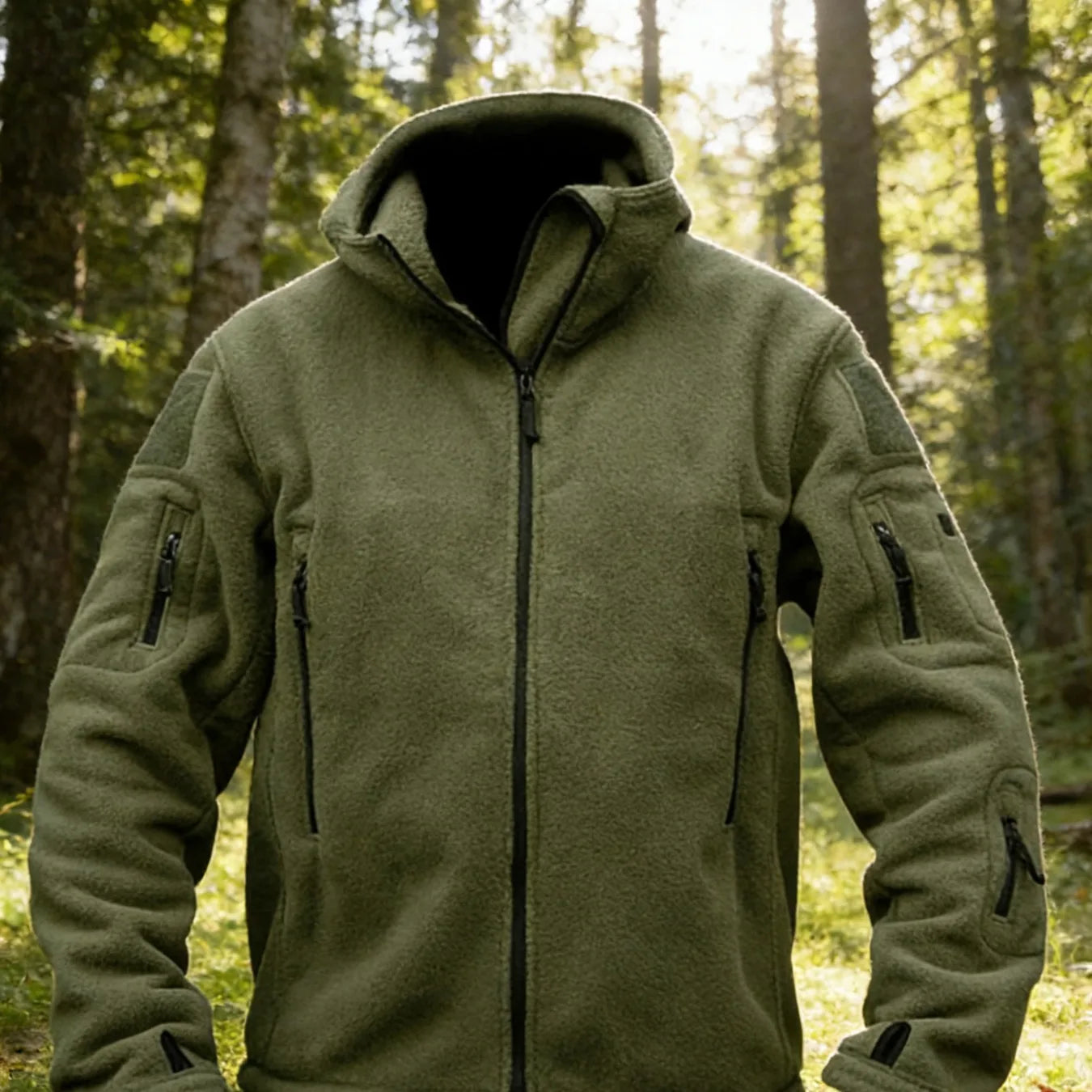 Men's Fleece Hooded Jacket