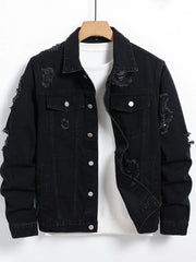 Men's Black Denim Jacket