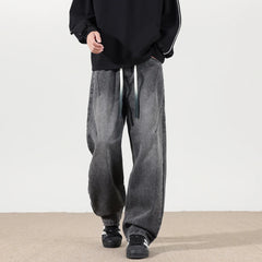 Men's Washed Denim Jeans