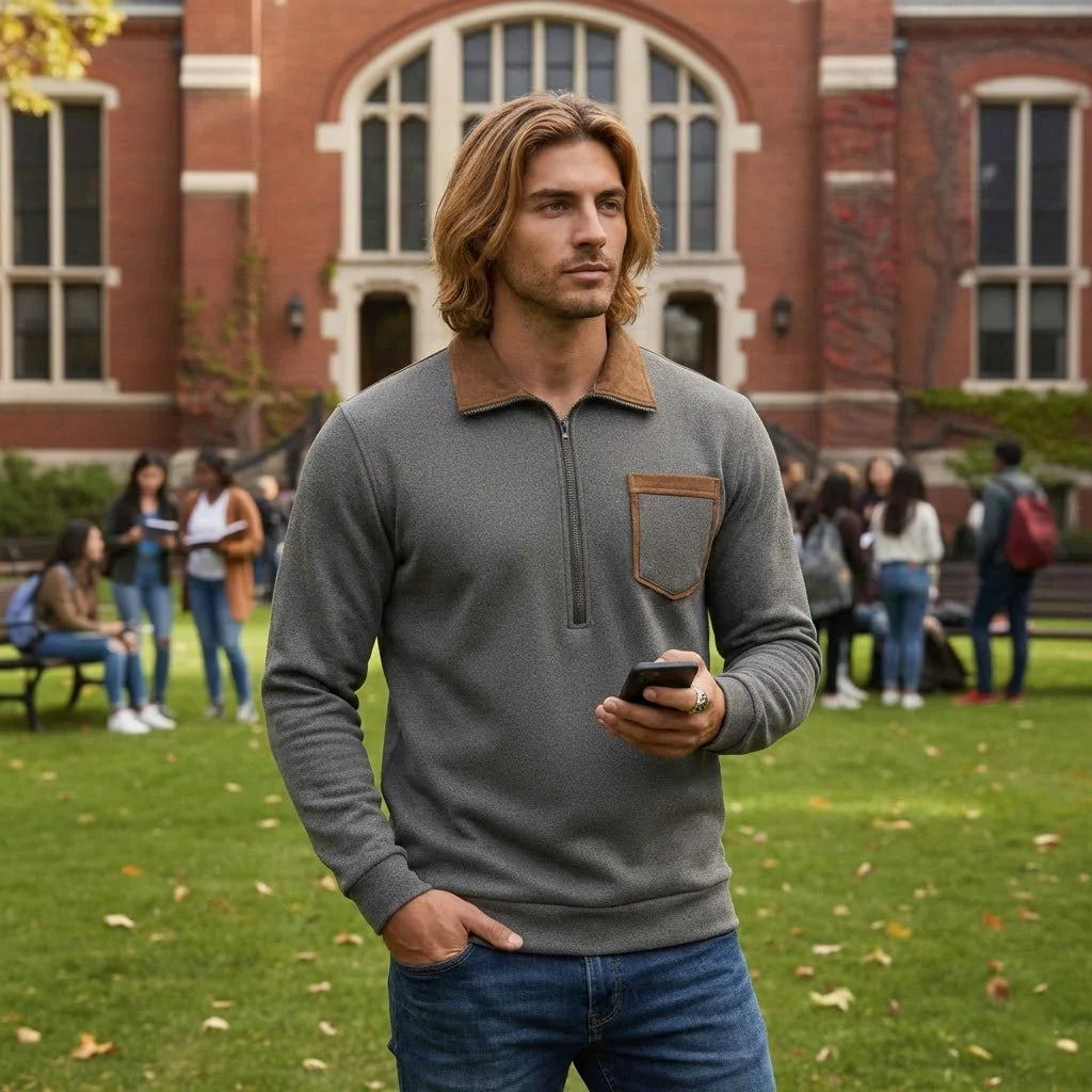 Men's Zipper Sweatshirt