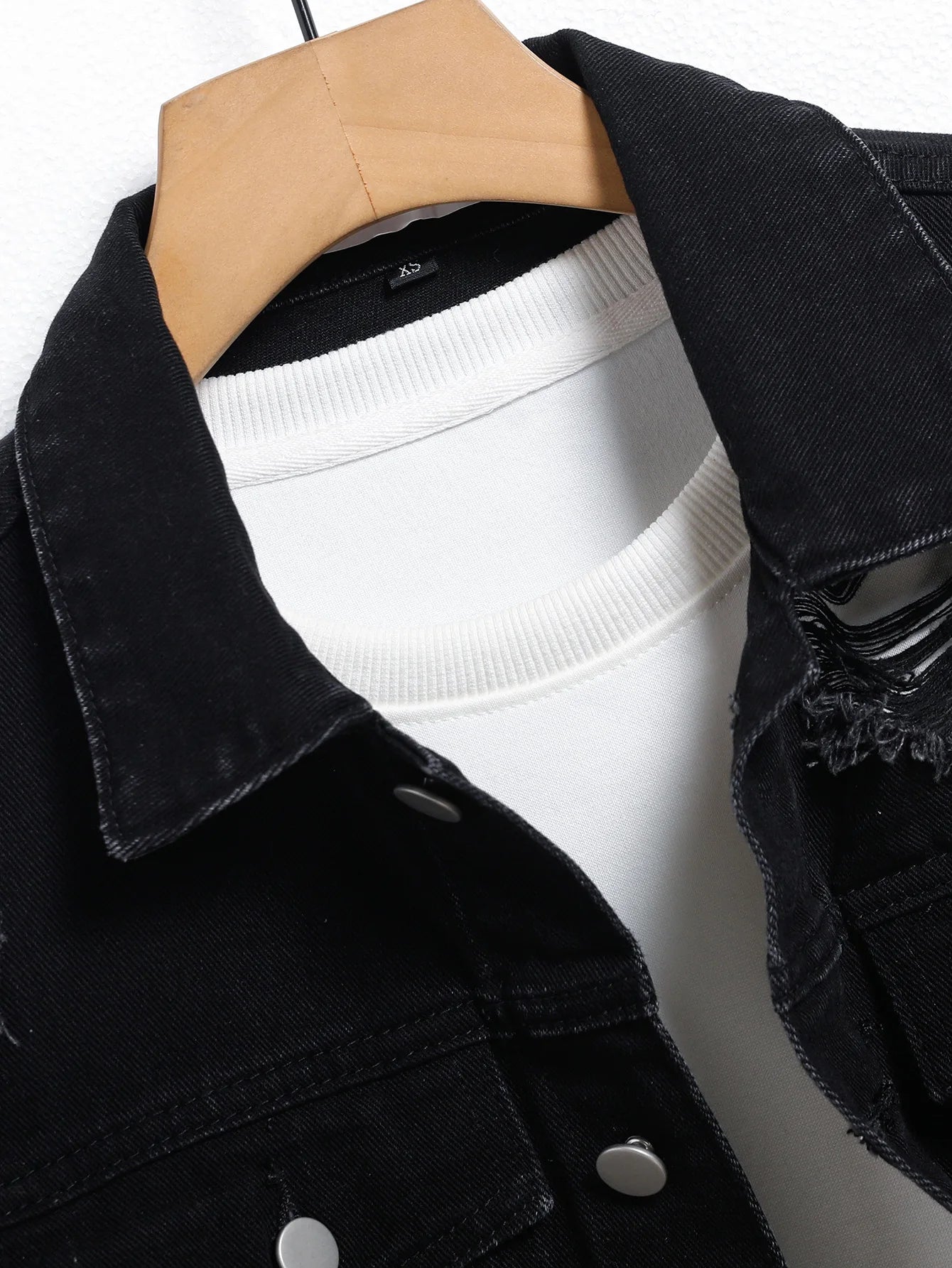 Men's Black Denim Jacket